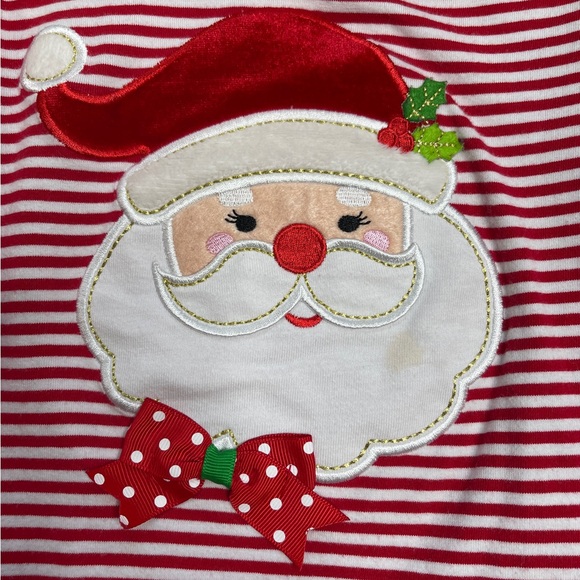 Counting Daisies Tulle Santa Appliqué Dress - Picture 3 of 13